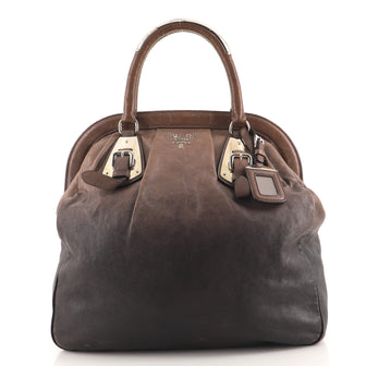 Prada Frame Doctor Bag Ombre Glace Calf Tall