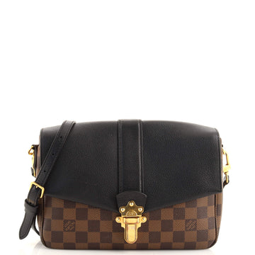 Louis Vuitton Clapton Handbag Damier and Leather PM