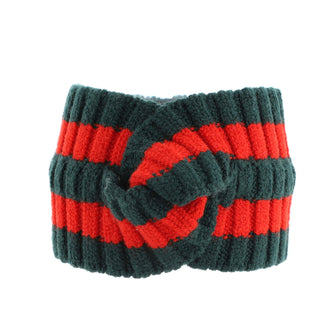 Gucci Web Headband Knit Wool Blend