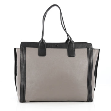 Chloe Alison East West Tote Leather Medium Gray 1774201