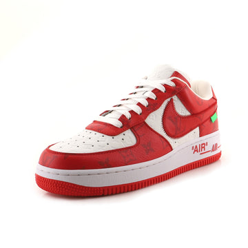 Louis Vuitton x Nike Air Force 1 Low-Top Sneakers Monogram Embossed Leather