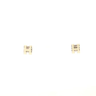 Hermes Pop H Stud Earrings Metal and Enamel Mini