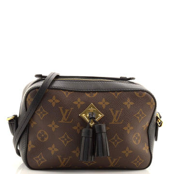 Louis Vuitton Saintonge Handbag Monogram Canvas with Leather
