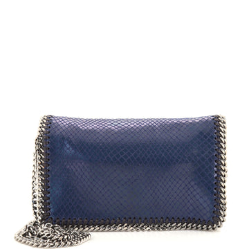 Stella McCartney Falabella Flap Crossbody Bag Faux Snakeskin Mini