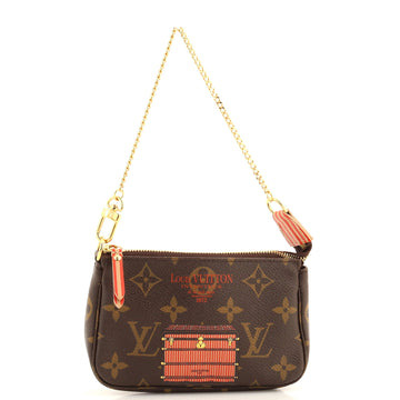 Louis Vuitton Pochette Accessoires Limited Edition Monogram Canvas Mini