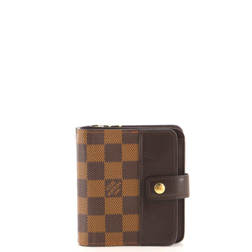 Louis Vuitton Bifold Zip Wallet Damier Compact