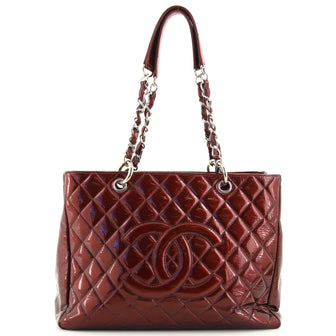 Chanel Grand Shopping Tote Quilted Patent