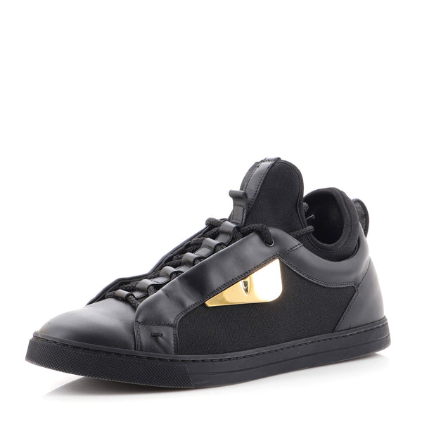 正規品 FENDI / フェンディ Bag Bugs Sneaker モンスター Fendi Men's Monster Bug Eyes Sneakers Technical Fabric and Leather