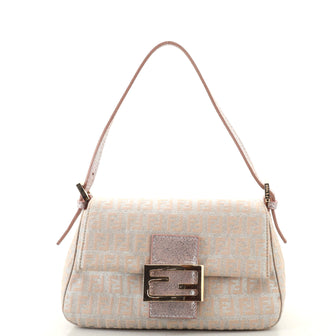 Fendi Mama Forever Bag Zucchino Canvas Mini