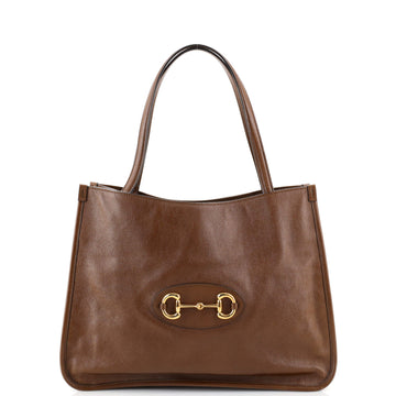Gucci Horsebit 1955 Tote Leather Medium