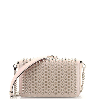 Christian Louboutin Zoompouch Crossbody Bag Spiked Leather