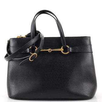 Gucci Bright Bit Convertible Tote Leather Medium