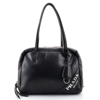 Prada Padded Bowler Bag Nappa Leather Medium