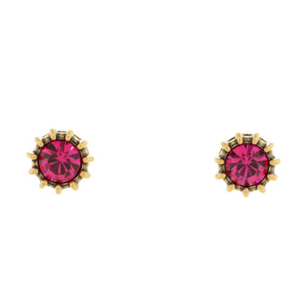 Gucci Crystal Stud Earrings Metal with Crystals