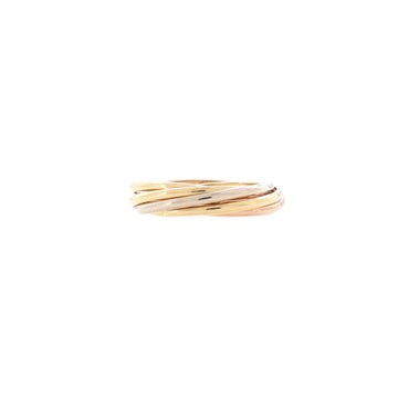Cartier Trinity Seven Band Ring 18K Tricolor Gold XXS