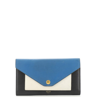 Celine Pocket Envelope Wallet Leather