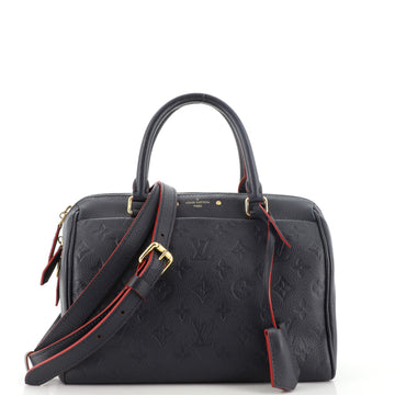 Louis Vuitton Speedy Bandouliere NM Bag Monogram Empreinte Leather 25