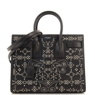 Saint Laurent Sac de Jour Bag Studded Leather Small
