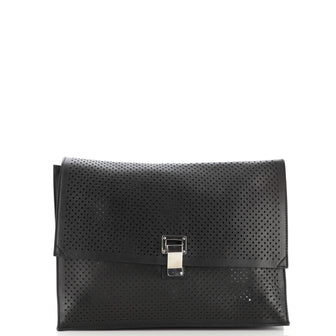 Proenza Schouler Lunch Bag Perforated Leather Small