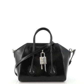 Givenchy Antigona Lock Bag Leather Mini