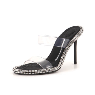 Alexander Wang Women's Nova Heeled Sandals PVC and Crystals