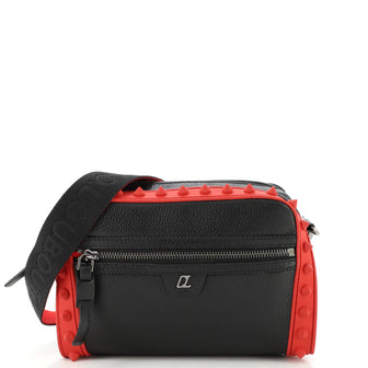 Christian Louboutin Loubitown Crossbody Bag Spiked Printed Leather Medium