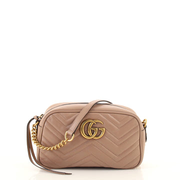 Gucci GG Marmont Shoulder Bag Matelasse Leather Small