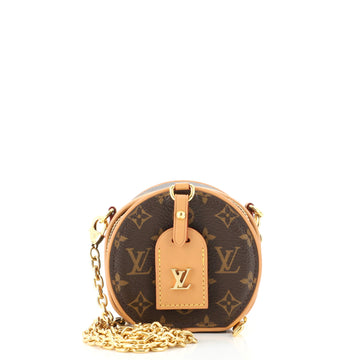 Louis Vuitton Boite Chapeau Necklace Bag Monogram Canvas
