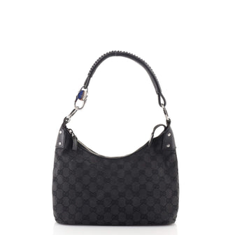 Gucci Ring Handle Zip Hobo GG Canvas Medium