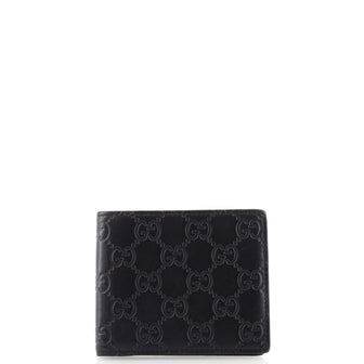 Gucci Bifold Wallet Guccissima Leather Compact