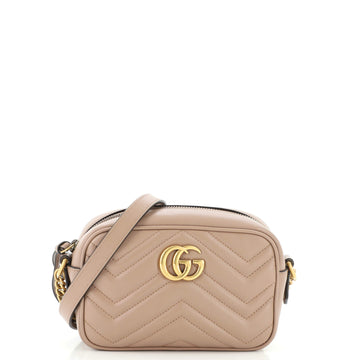 Gucci GG Marmont Shoulder Bag Matelasse Leather Mini