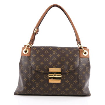 Louis Vuitton Olympe Handbag Monogram Canvas Brown