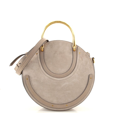 Chloe Pixie Crossbody Bag Leather and Suede Medium