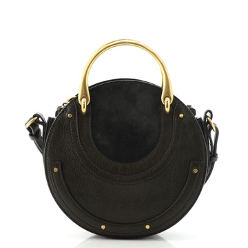 Chloe Pixie Crossbody Bag Leather and Suede Small