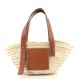 Loewe Basket Tote Raffia Small