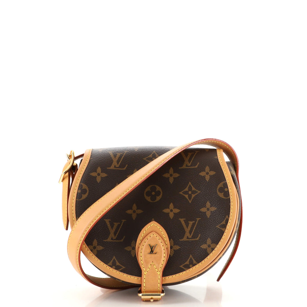 Louis Vuitton Tambourin NM Handbag Monogram Canvas Brown 2398781