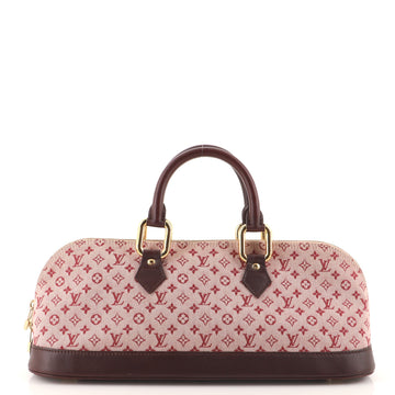 Louis Vuitton Alma Handbag Mini Lin Horizontal