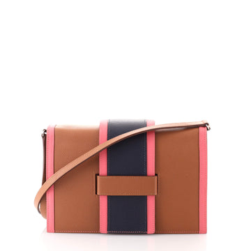 Hermes H Passant Clutch Shoulder Bag Evercolor