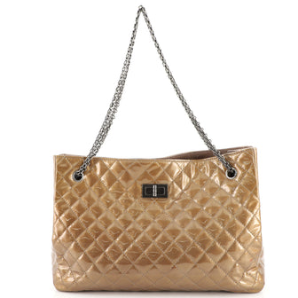 Chanel Reissue 2.55 Tote Quilted Patent Large