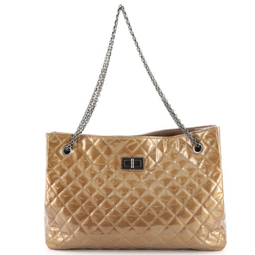 Chanel Reissue 2.55 Tote Quilted Patent Large
