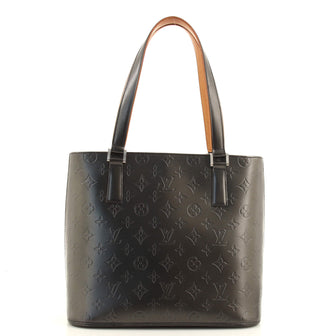 Louis Vuitton Mat Stockton Handbag Monogram Vernis