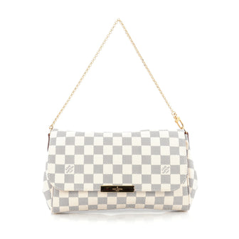 Louis Vuitton Favorite Handbag Damier MM White 1778801