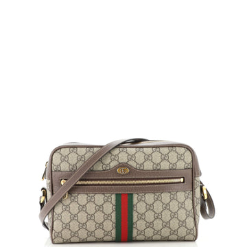Gucci Ophidia Shoulder Bag GG Coated Canvas Small
