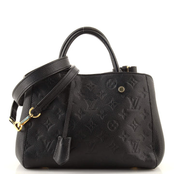 Louis Vuitton Montaigne Handbag Monogram Empreinte Leather BB