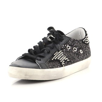 Golden Goose Women's Superstar Sneakers Glitter Leather