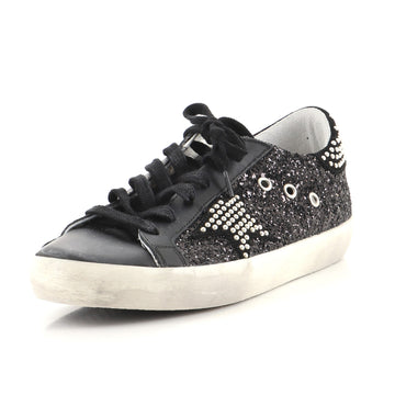 Golden Goose Women's Superstar Sneakers Glitter Leather