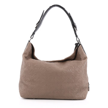 Louis Vuitton Antheia Hobo Leather PM Brown
