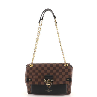 Louis Vuitton Vavin Handbag Damier with Leather PM