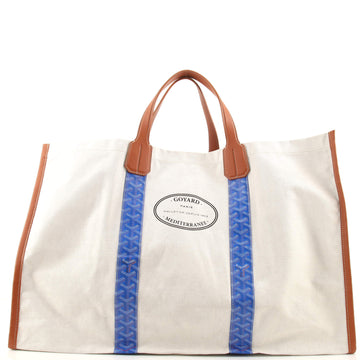 Goyard Mediterranee Saint-Tropez Reversible Tote Coated Canvas