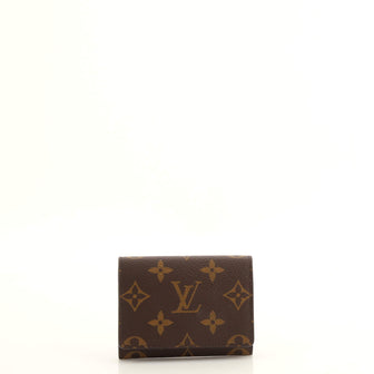 Louis Vuitton Envelope Business Card Holder Monogram Canvas